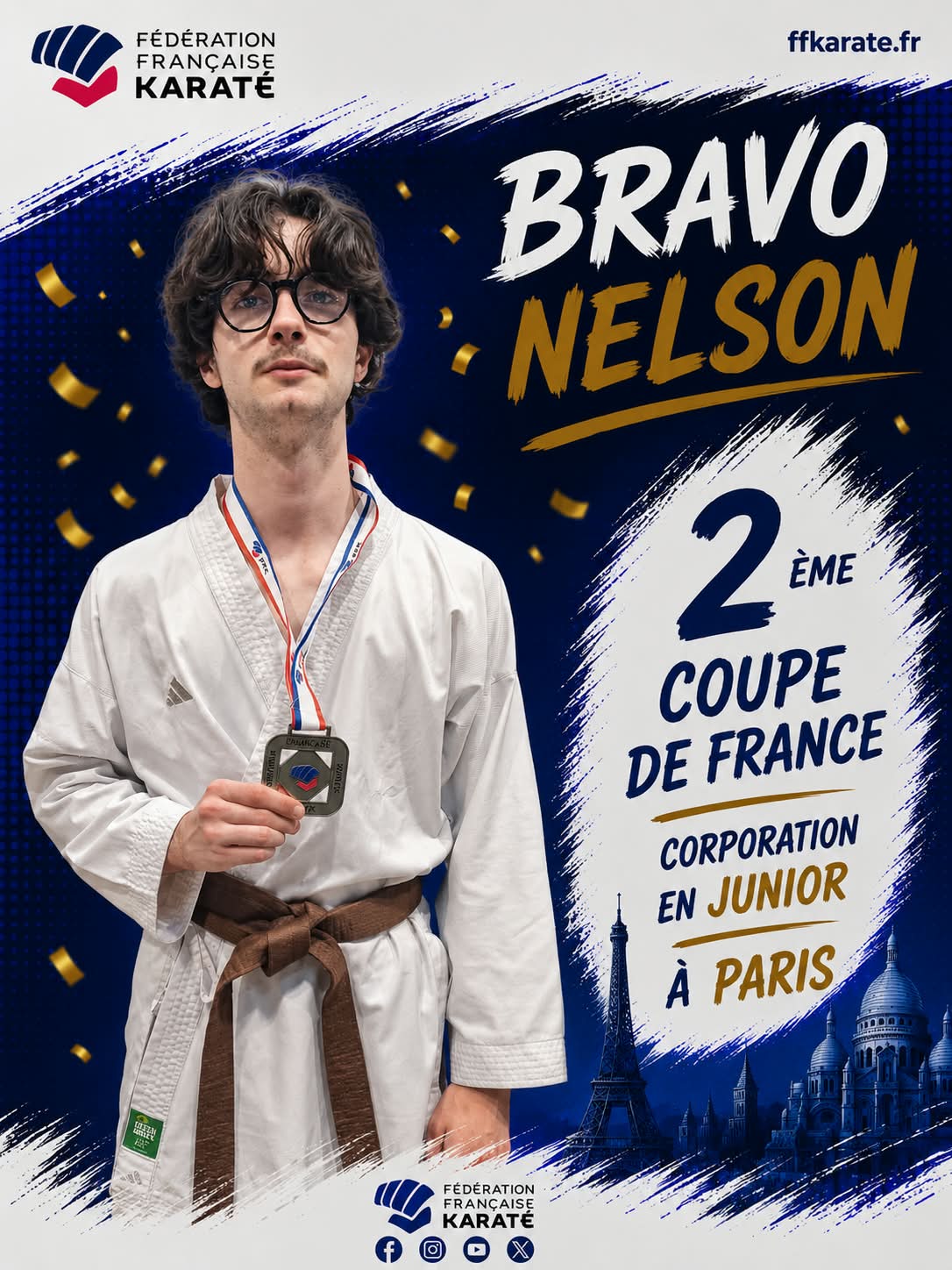 Nelson · 2e Coupe de France corporation, junior